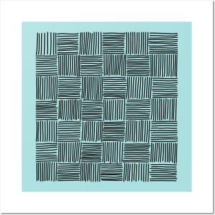 Interlacing lines Posters and Art